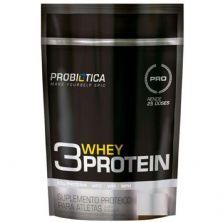 3 Whey Protein - 825g Morango - Probi�tica*** Data Venc. 30/11/2020