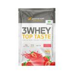 3 Whey Top Taste - 10 Sach�s 40g Morango - BodyAction