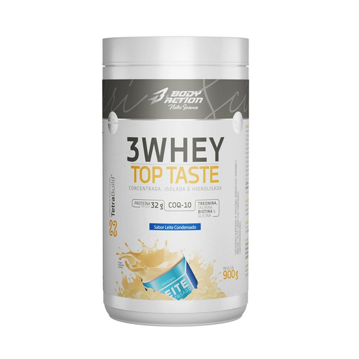 3 Whey Top Taste - 900g Leite Condensado - Body Action