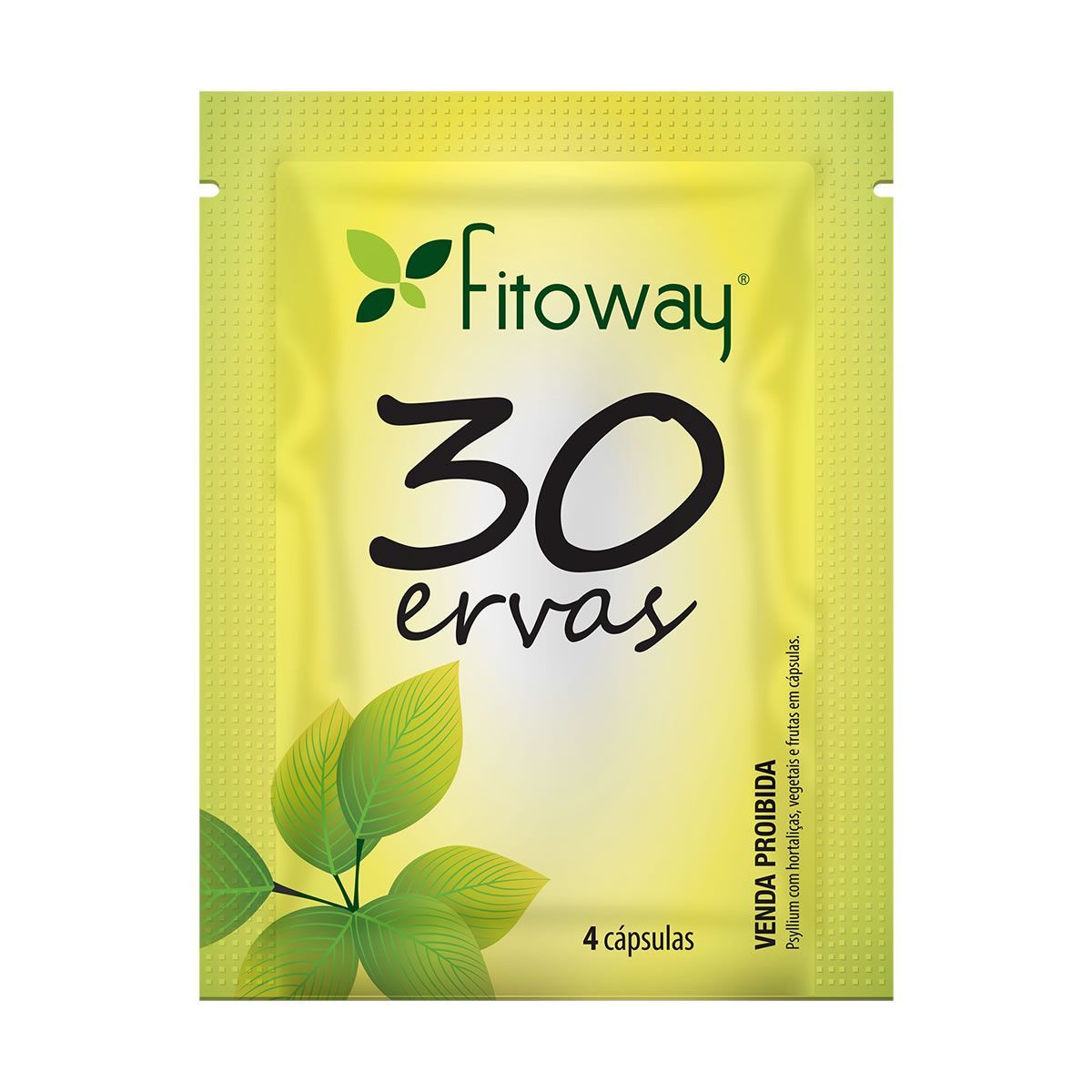 30 Ervas - 4 C�psulas Amostra - Fitoway