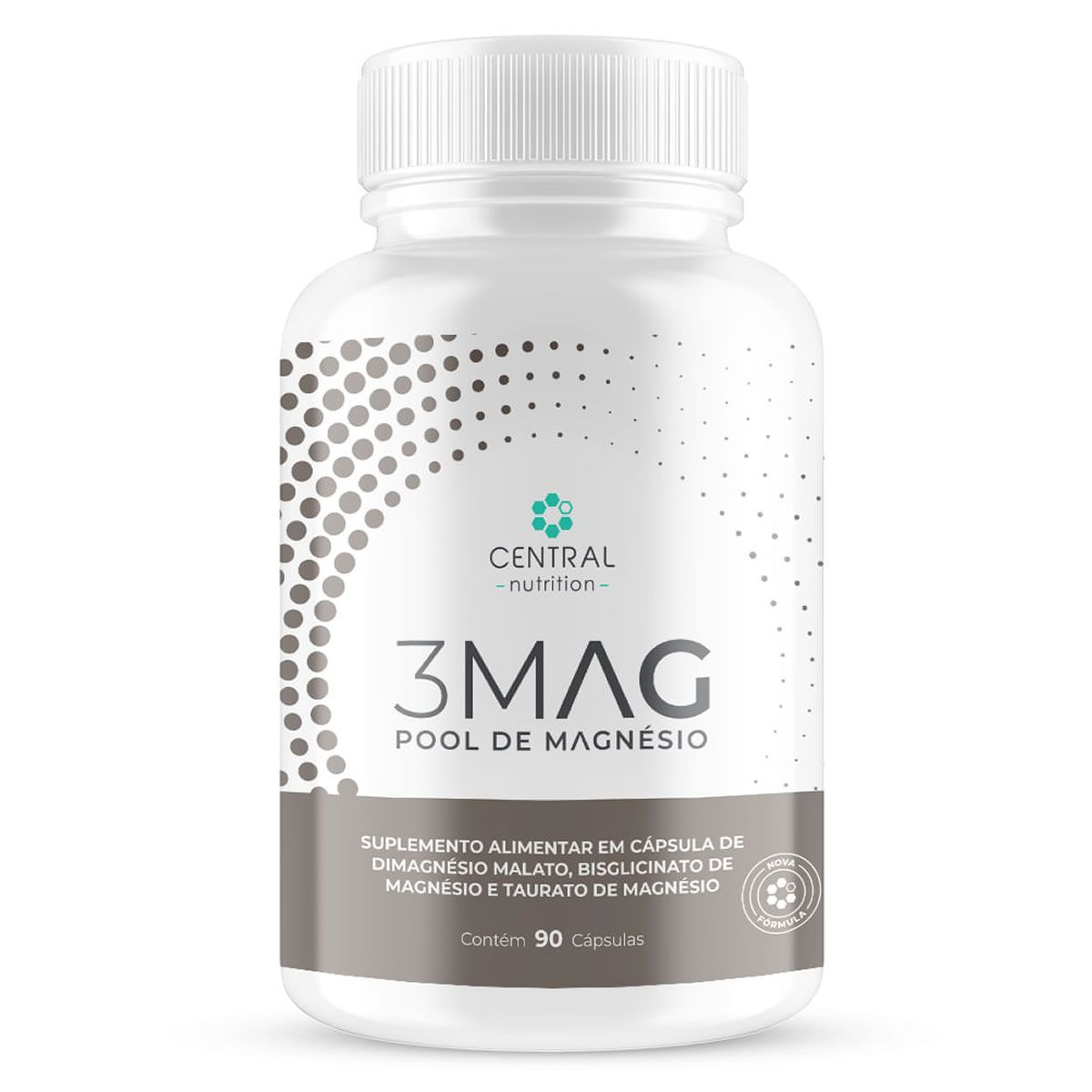3MAG Pool de Magn�sio - 90 C�psulas - Central Nutrition