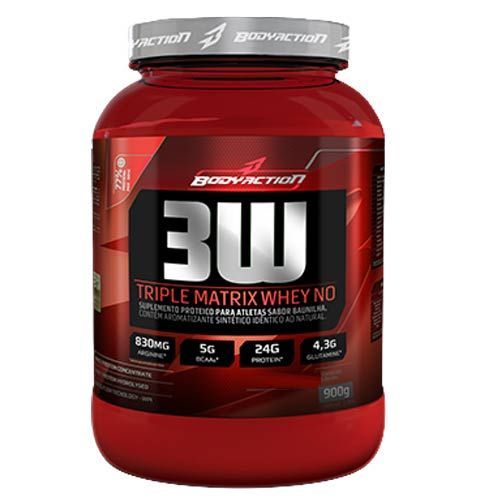 3W Triple Matrix Whey NO - 900g Baunilha - BodyAction