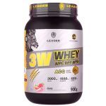 3W Whey ACG - 900g Morango - Leader Nutrition