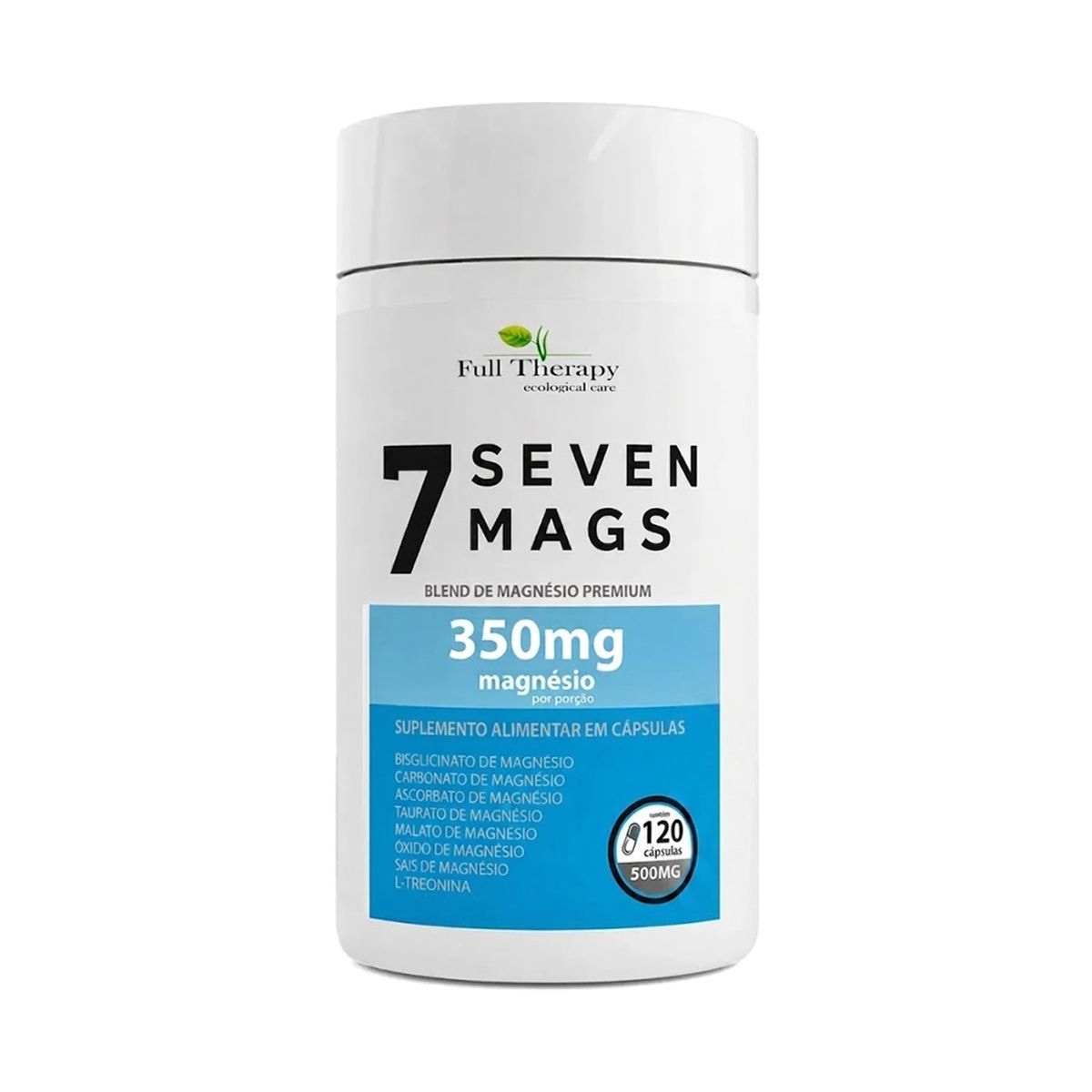 7 Mags 350mg - 120 C�psulas - Full Therapy
