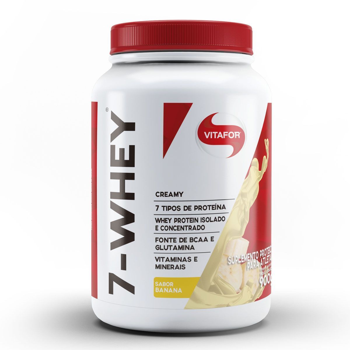 7 Whey Creamy - 900g Banana - Vitafor*** Data Venc. 30/09/2021