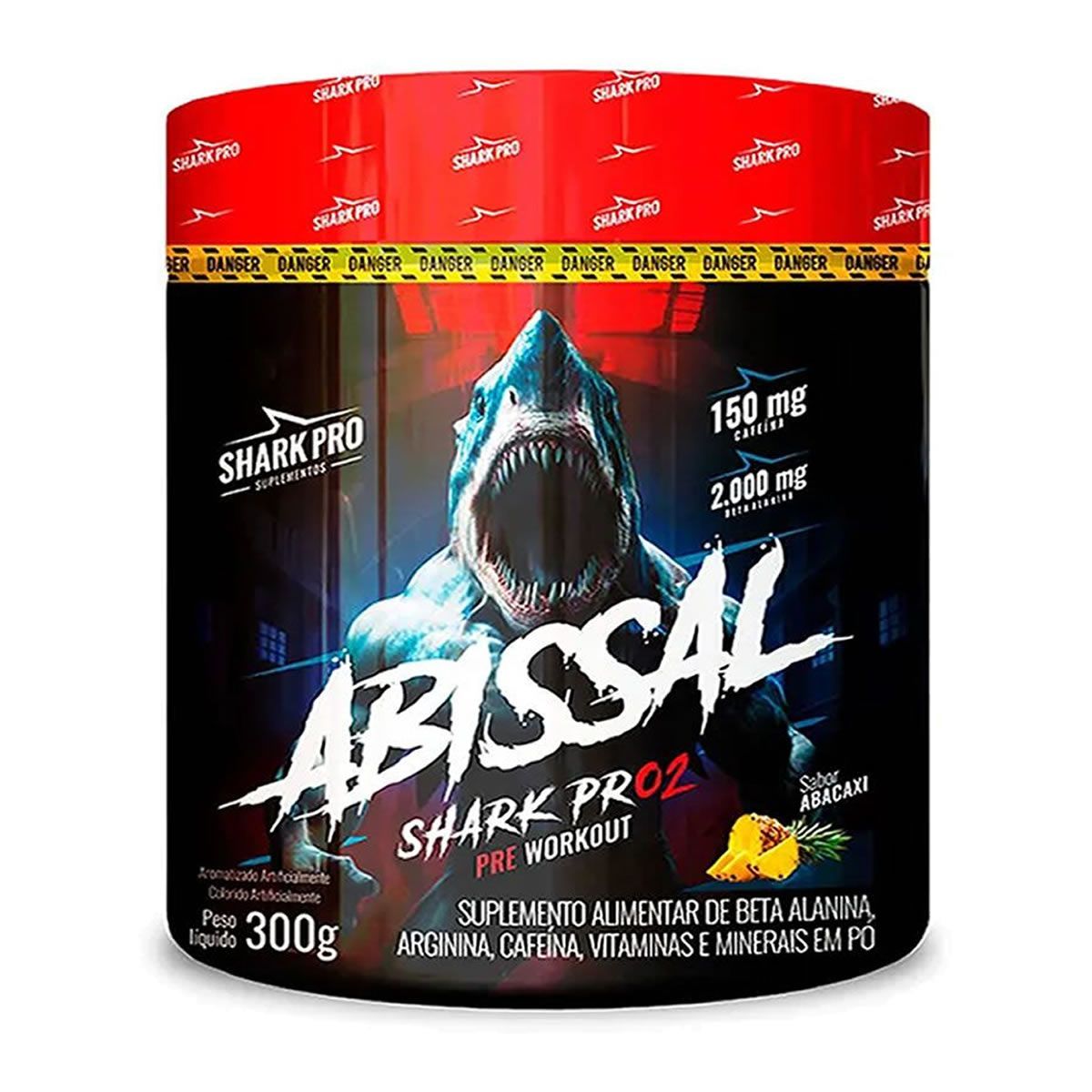 Abissal Pre Workout - 300g Abacaxi - Shark Pro