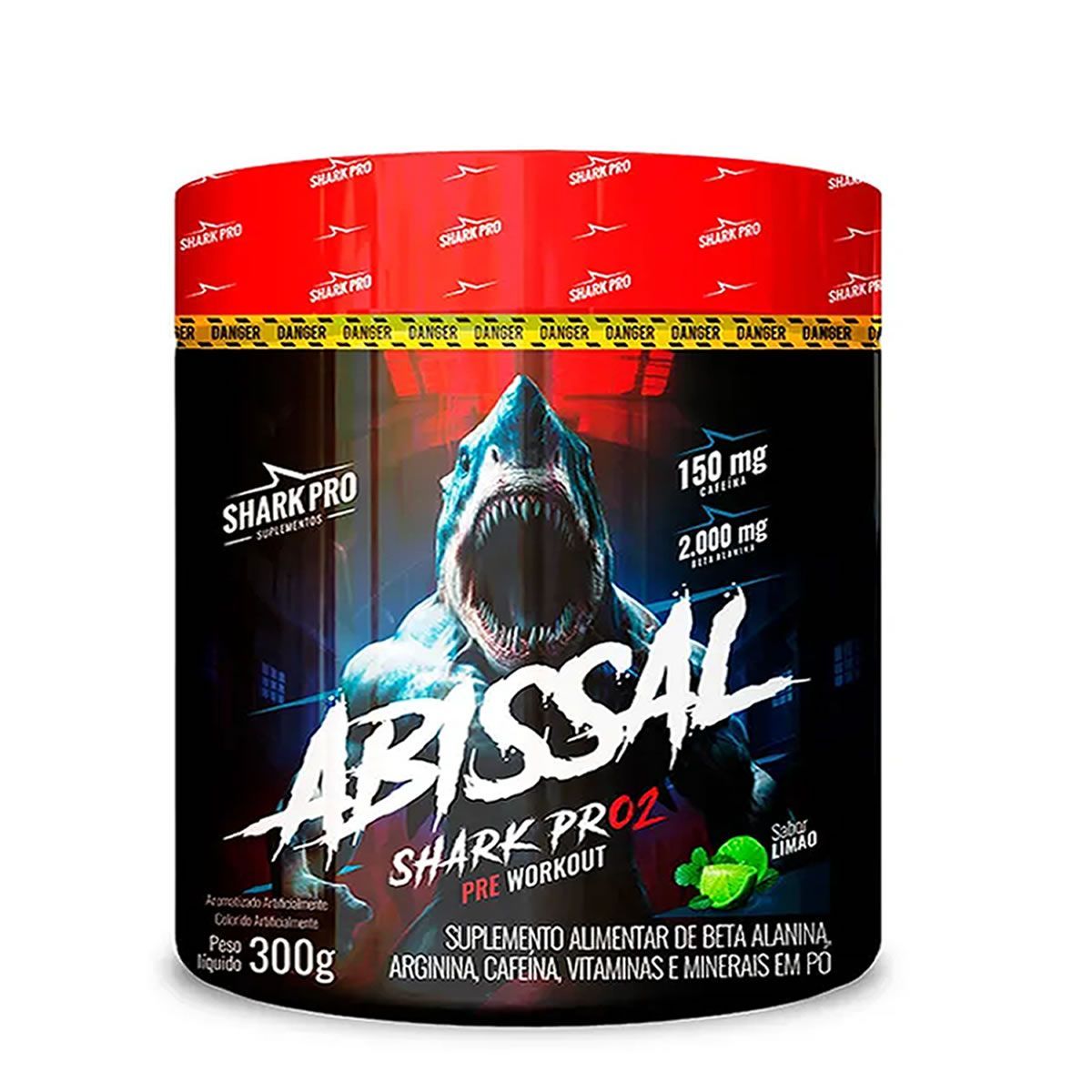 Abissal Pre Workout - 300g Lim�o - Shark Pro
