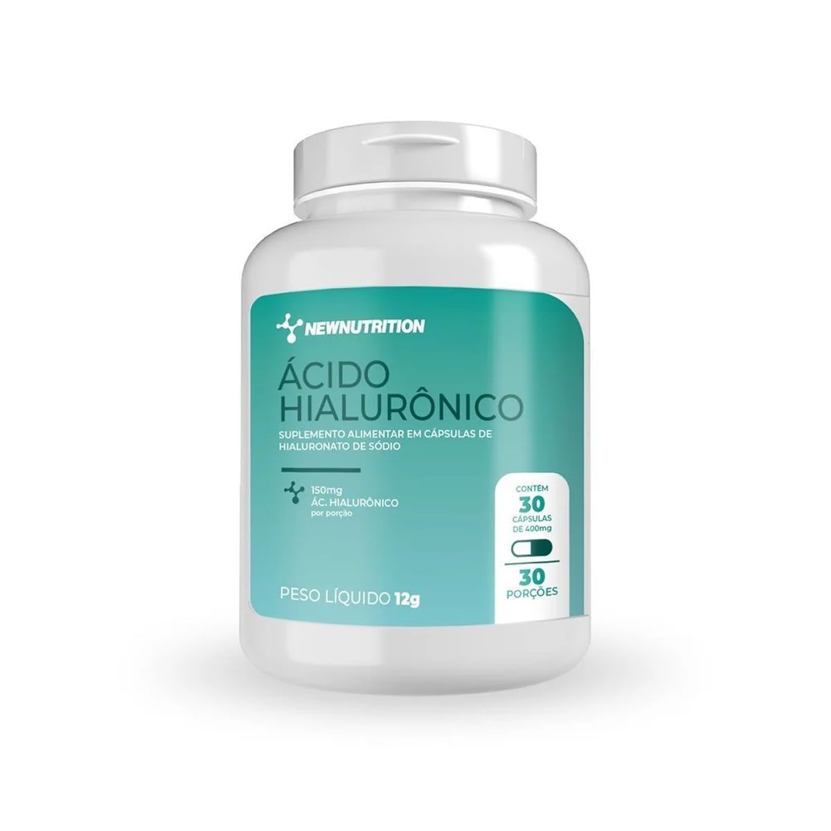 �cido Hialur�nico 150mg - 30 C�psulas - NewNutrition*** Data Venc. 30/7/23