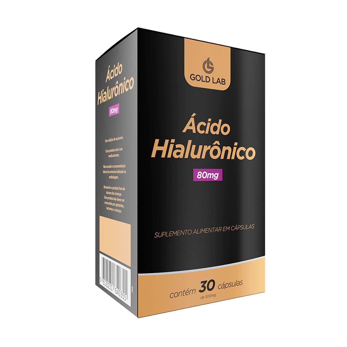 �cido Hialur�nico - 30 C�psula - Gold Lab*** Data Venc. 12/01/2024
