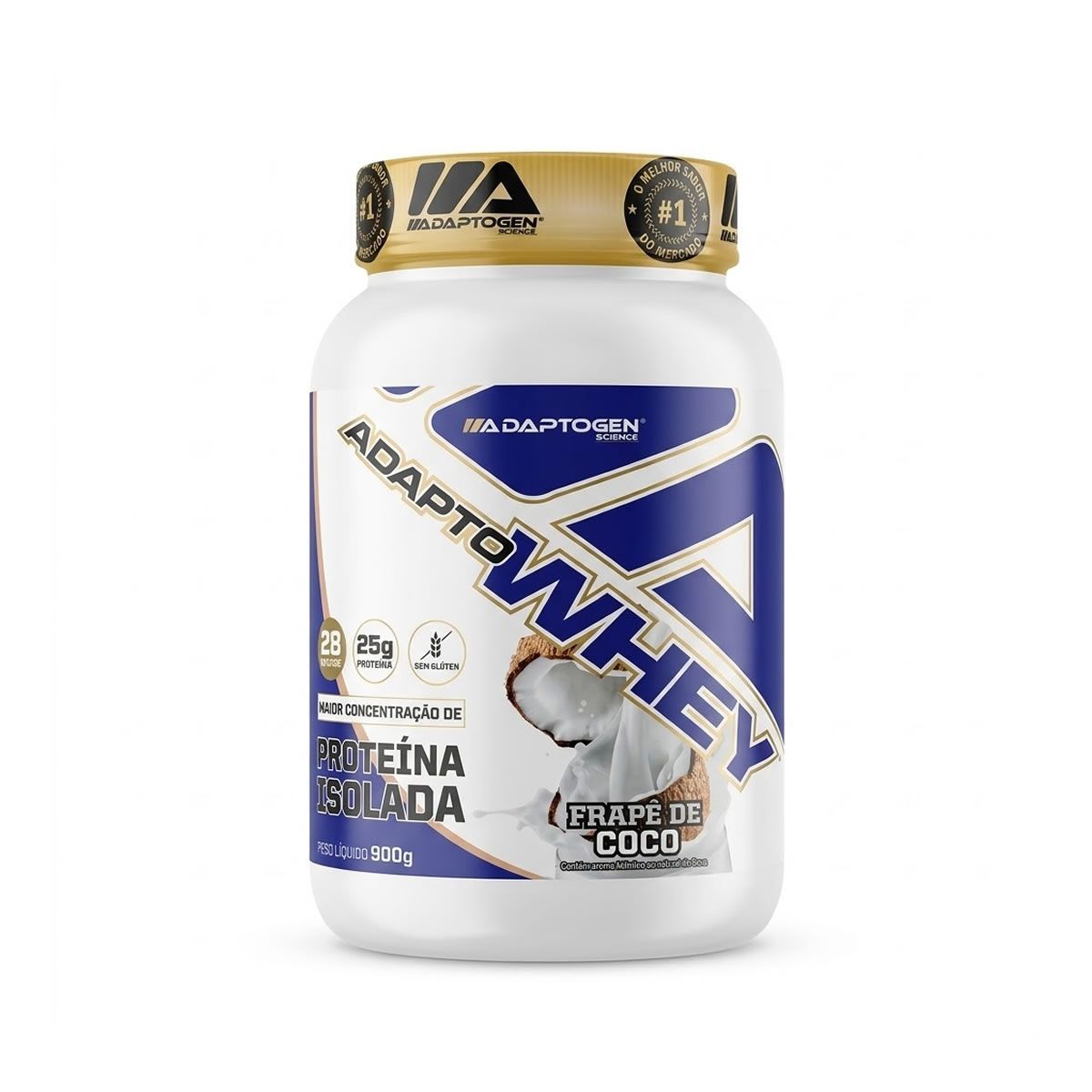 Adapto Whey 3W  - 900g Frap� de Coco - Adaptogen