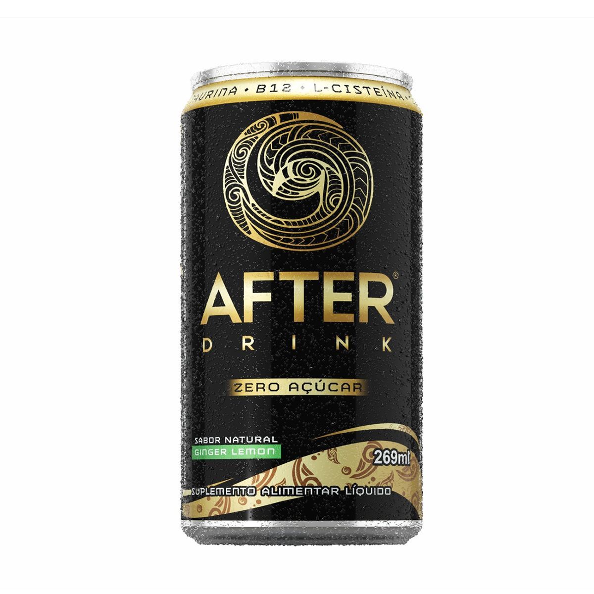 After Drink Zero A��car - 269ml Ginger Lemon - Wod Nutrition