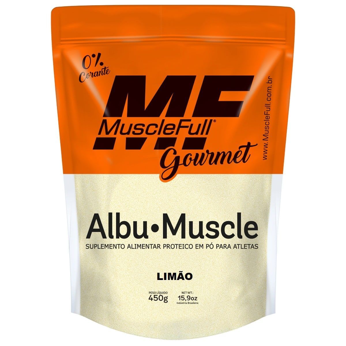 Albu-Muscle Gourmet - 450g Lim�o - MuscleFull