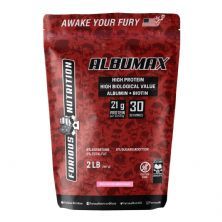 Albumax - 907g Mousse de Morango - Furious Nutrition