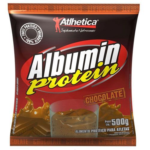 Albumin Protein Refil - 500g Albumina Chocolate - Atlhetica