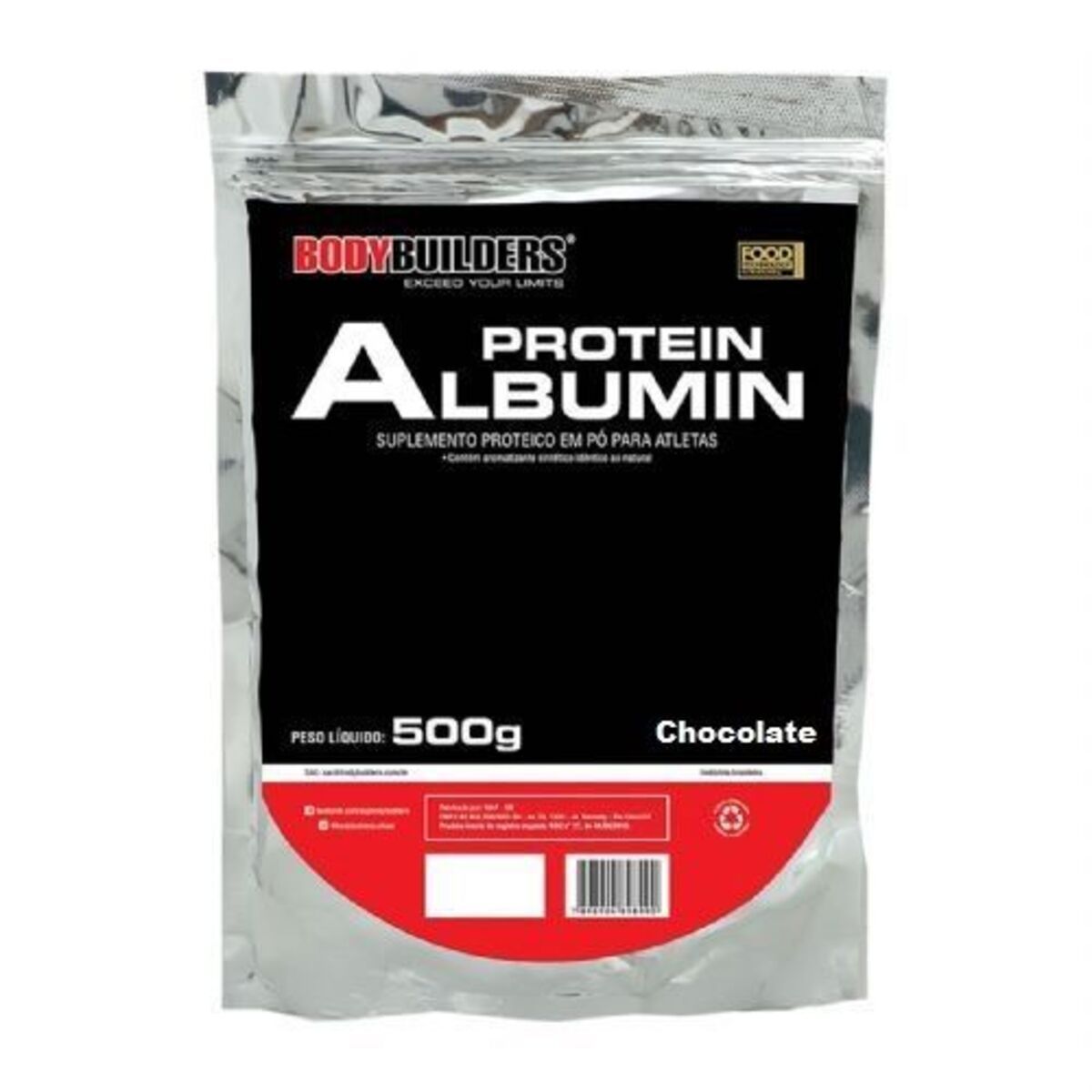 Albumin Proteins - 500g Refil Chocolate - BodyBuilders