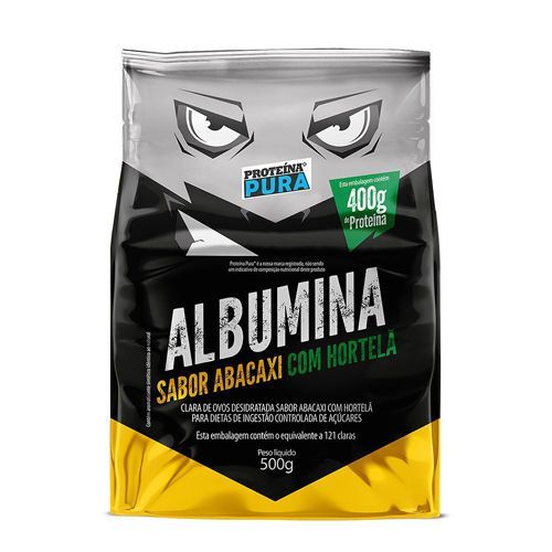 Albumina - 500g Abacaxi com Hortel� - Prote�na Pura*** Data Venc. 03/04/2021