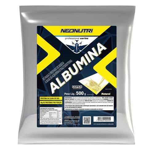 Albumina - 500g Natural - NeoNutri