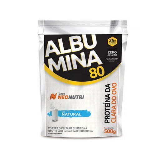 Albumina 80 - 500g Natural - NeoNutri