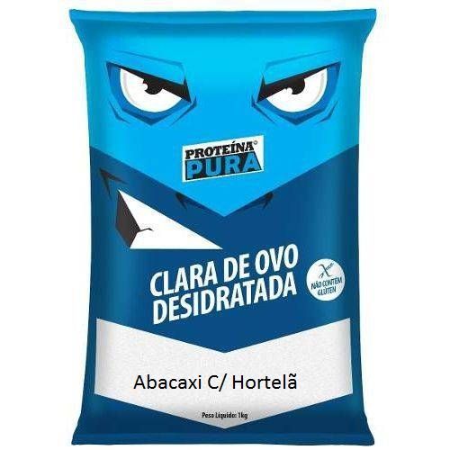 Albumina Prote�na Pura Clara de Ovo Desidratada - 1kg Abacaxi com Hortel� - Netto Alimentos