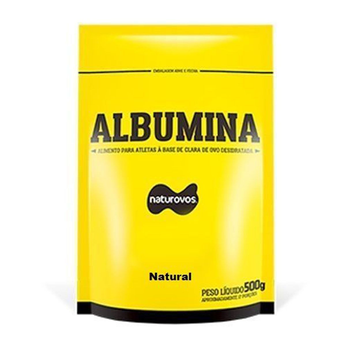 Albumina Refil - 500g Chocolate - Naturovos **NETSHOES