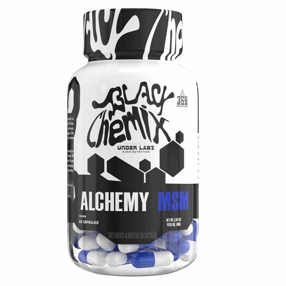 Alchemy MSM - 60 C�psulas - Under Labs