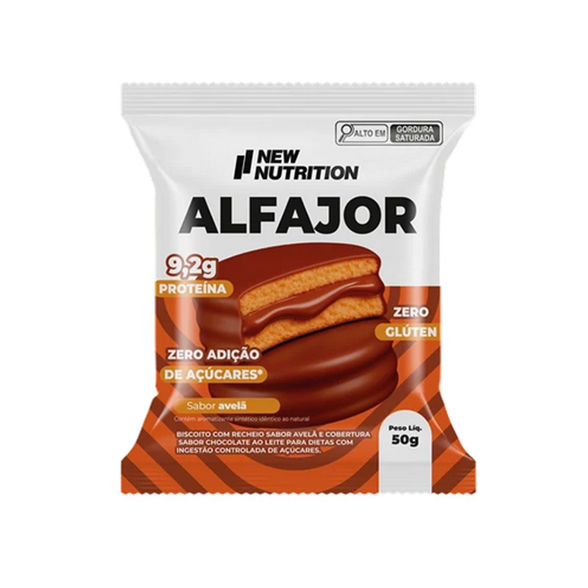 Alfajor Proteico - 1 Unidade 50g Avel� - NewNutrition