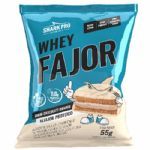 Alfajor WheyFajor - 1 Unidades 55g Chocolate Branco - Shark Pro