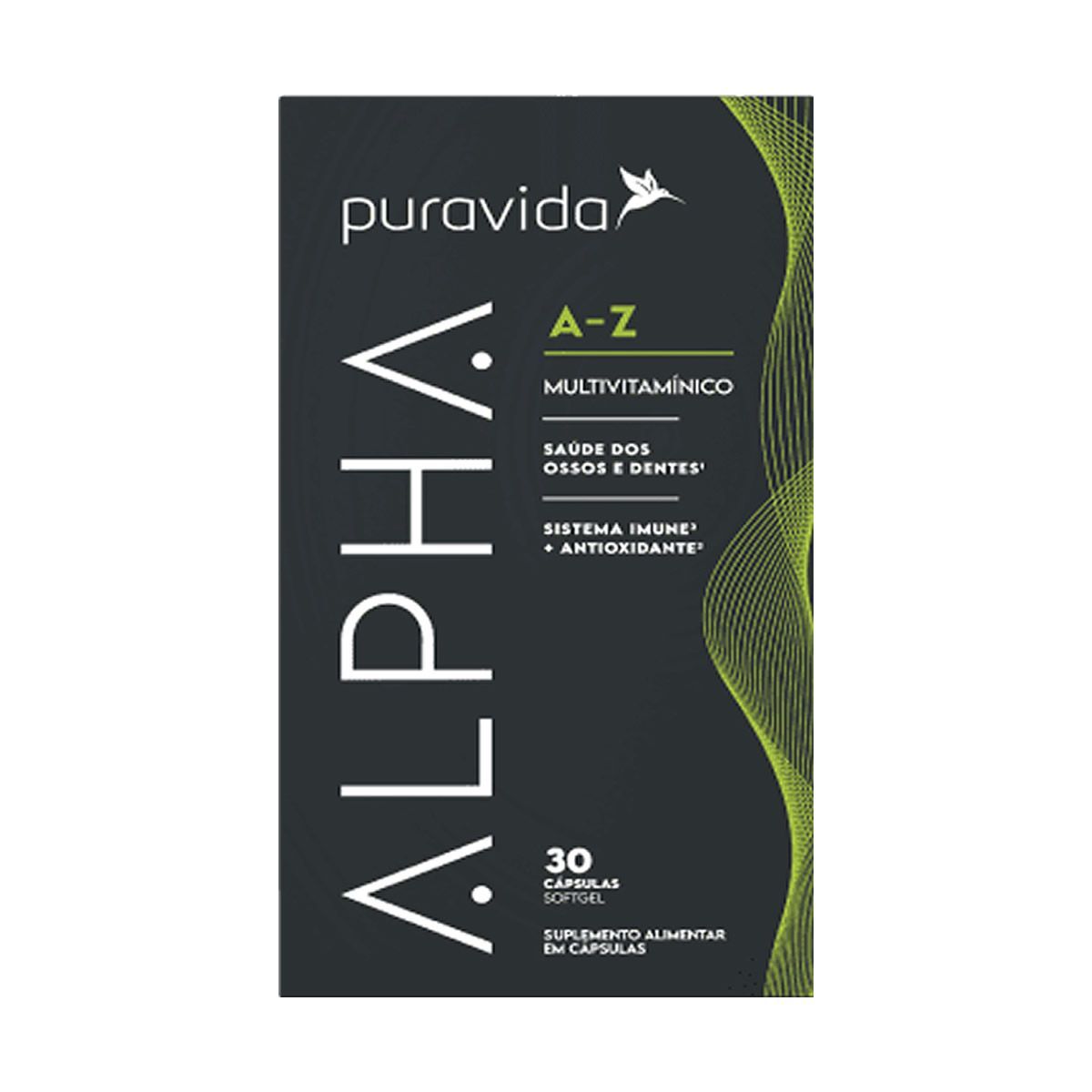 Alpha AZ - 30 C�psulas Softgel - Puravida