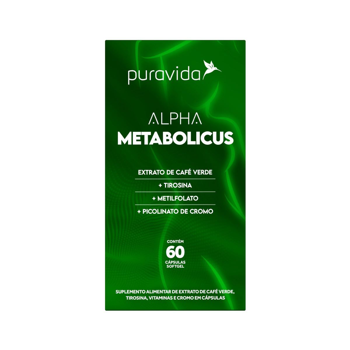 Alpha Metabolicus - 60 C�psulas Softgel - Puravida