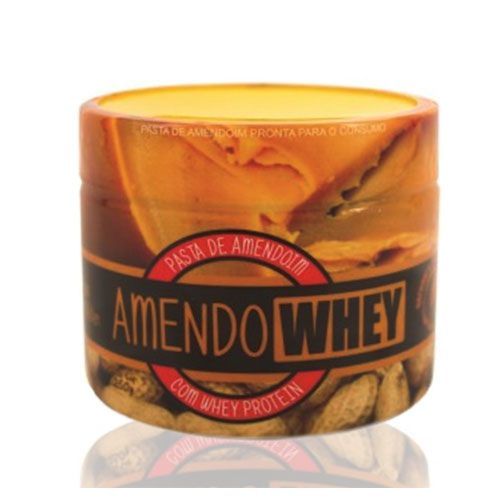 AmendoWhey Pasta de Amendoim com Whey Protein - 250g - AMENDOWHEY