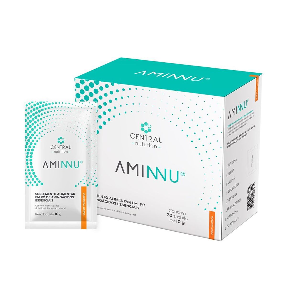 Aminnu - 30 Sach�s 10g Tangerina - Central Nutrition