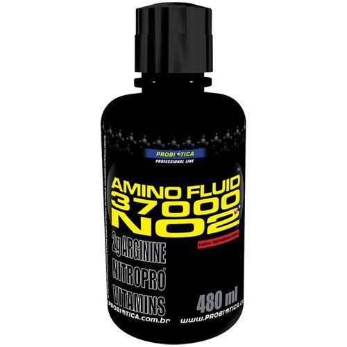 Amino Fluid 37000 NO2 - 480ml Cereja - Probi�tica