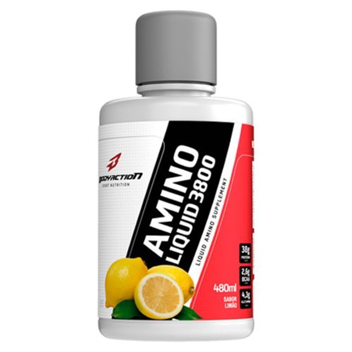 Amino Liquid 3800 - 480ml Lim�o Siciliano - BodyAction