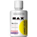 Amino Liquid 500 ml Sabor Uva + Coqueteleira 600ml Preta - Max Titanium