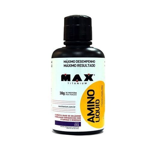 Amino Liquid 500 ml Sabor Uva - Max Titanium *Vencimento: 31/05/2016