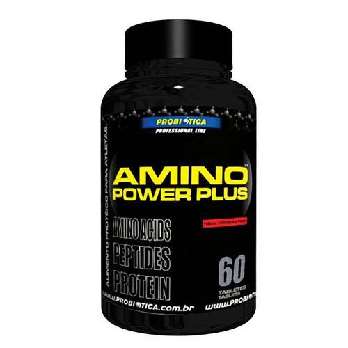 Amino Power Plus - 60 Tabletes - Probi�tica