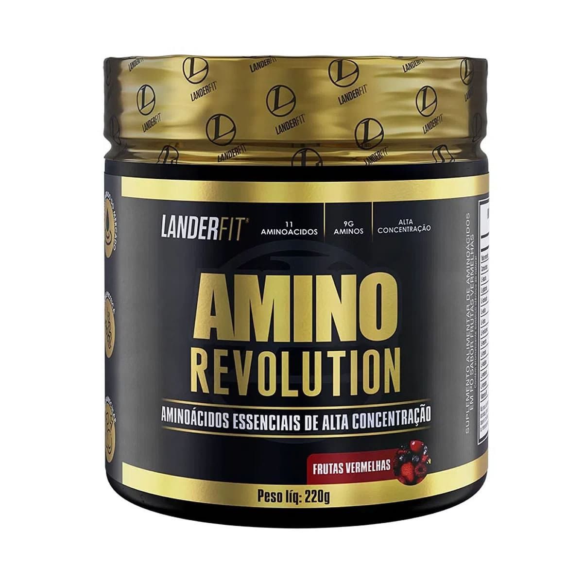 Amino Revolution - 220g Frutas Vermelhas - Landerfit