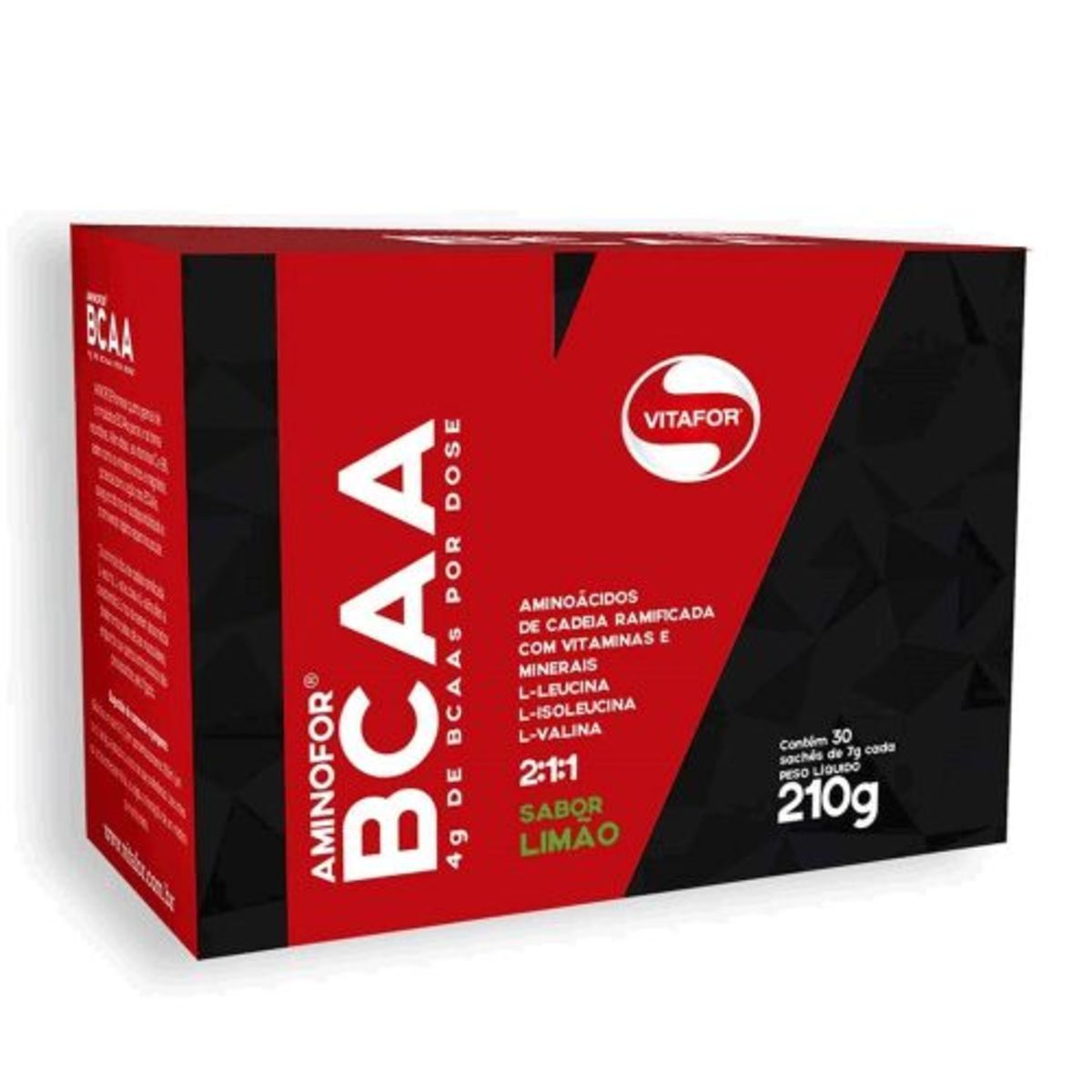 Aminofor BCAA - 30 Sach�s 7g Lim�o - Vitafor