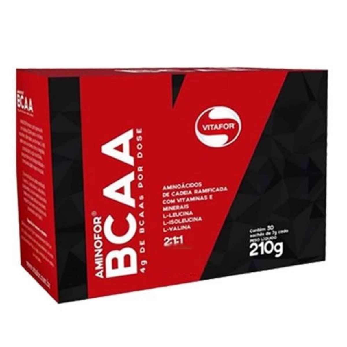 Aminofor BCAA - 30 Sach�s 7g Tangerina  - Vitafor