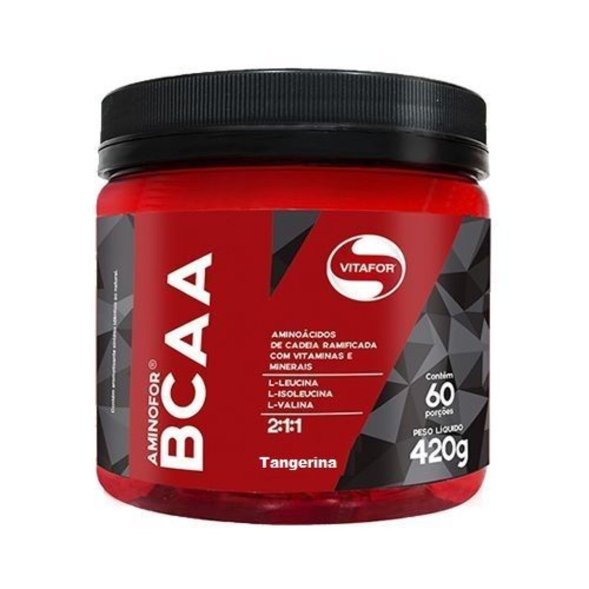 Aminofor BCAA - 420g Tangerina - Vitafor*** Data Venc. 30/07/2020
