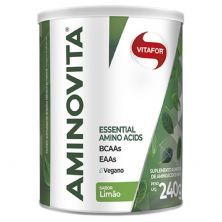 Aminovita Amino�cidos Essenciais - 240g Limao - Vitafor*** Data Venc. 30/09/2022