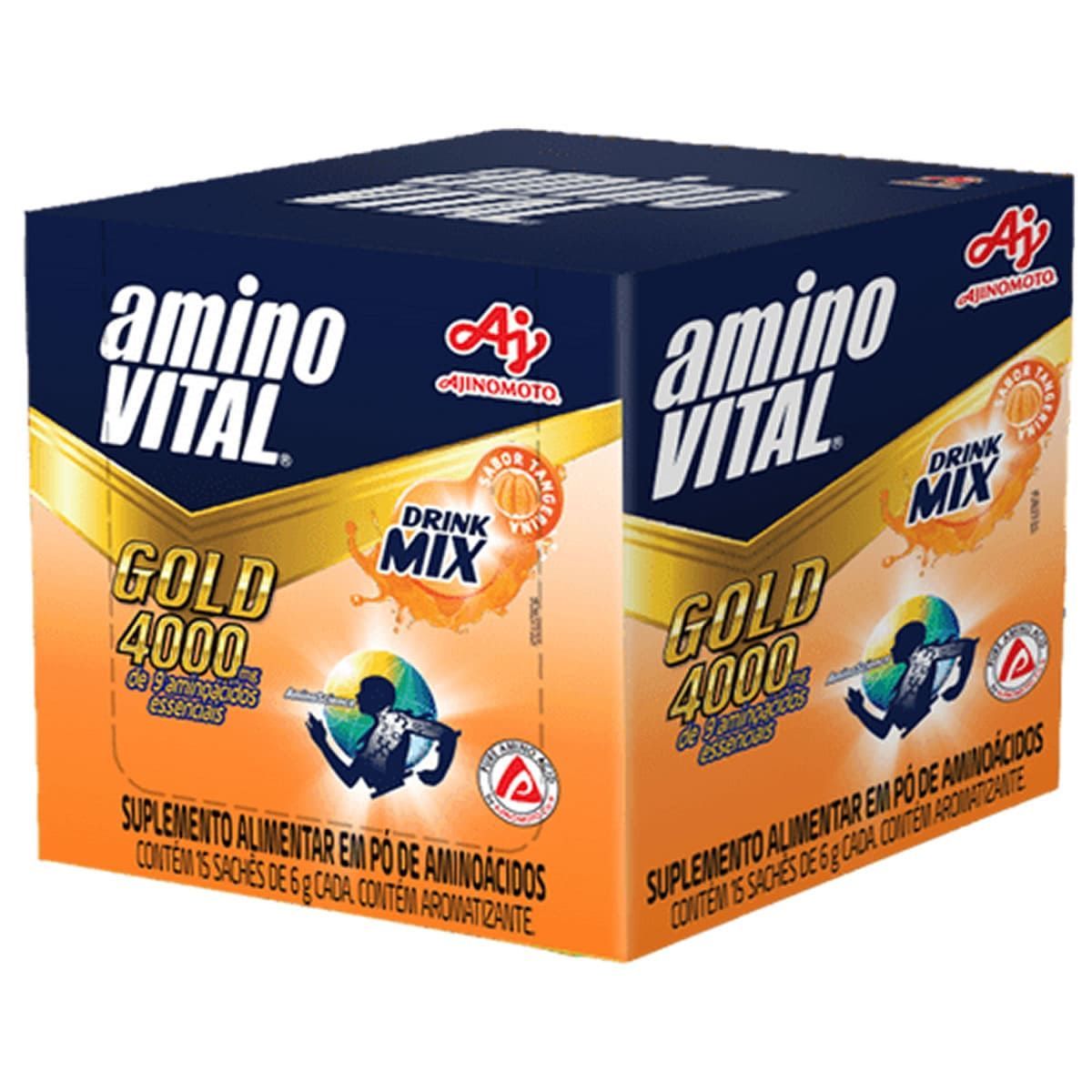 AminoVital Gold - 15 Sach�s 6g Tangerina - Amino Vital