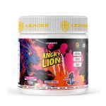 Angry Lion Pr� Workout - 450g Framboesa Azul - Leader Nutrition
