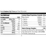 Animal Rage XL Powder - 221g Uva Silvestre - Universal