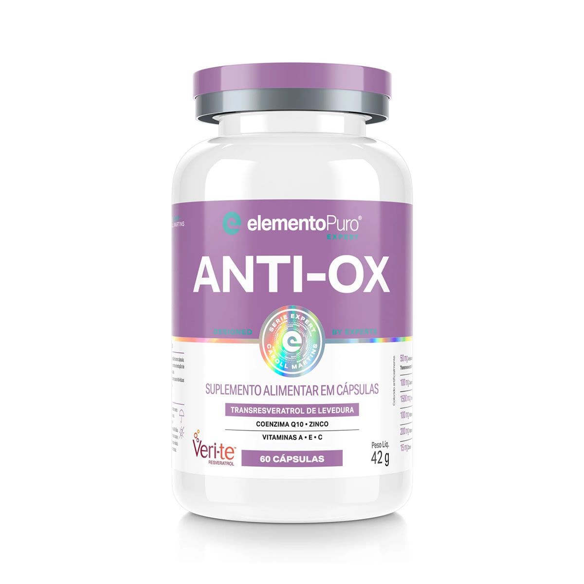 Anti-OX - 60 C�psulas - ElementoPuro