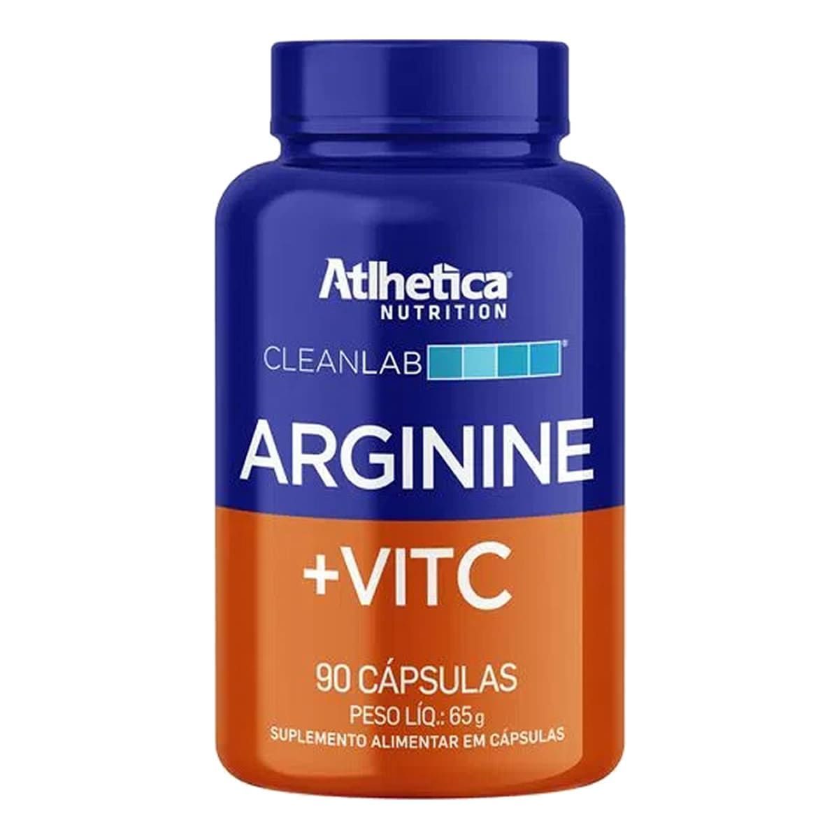 Argenine + Vitamina C Cleanlab - 90 C�psulas - Atlhetica Nutrition
