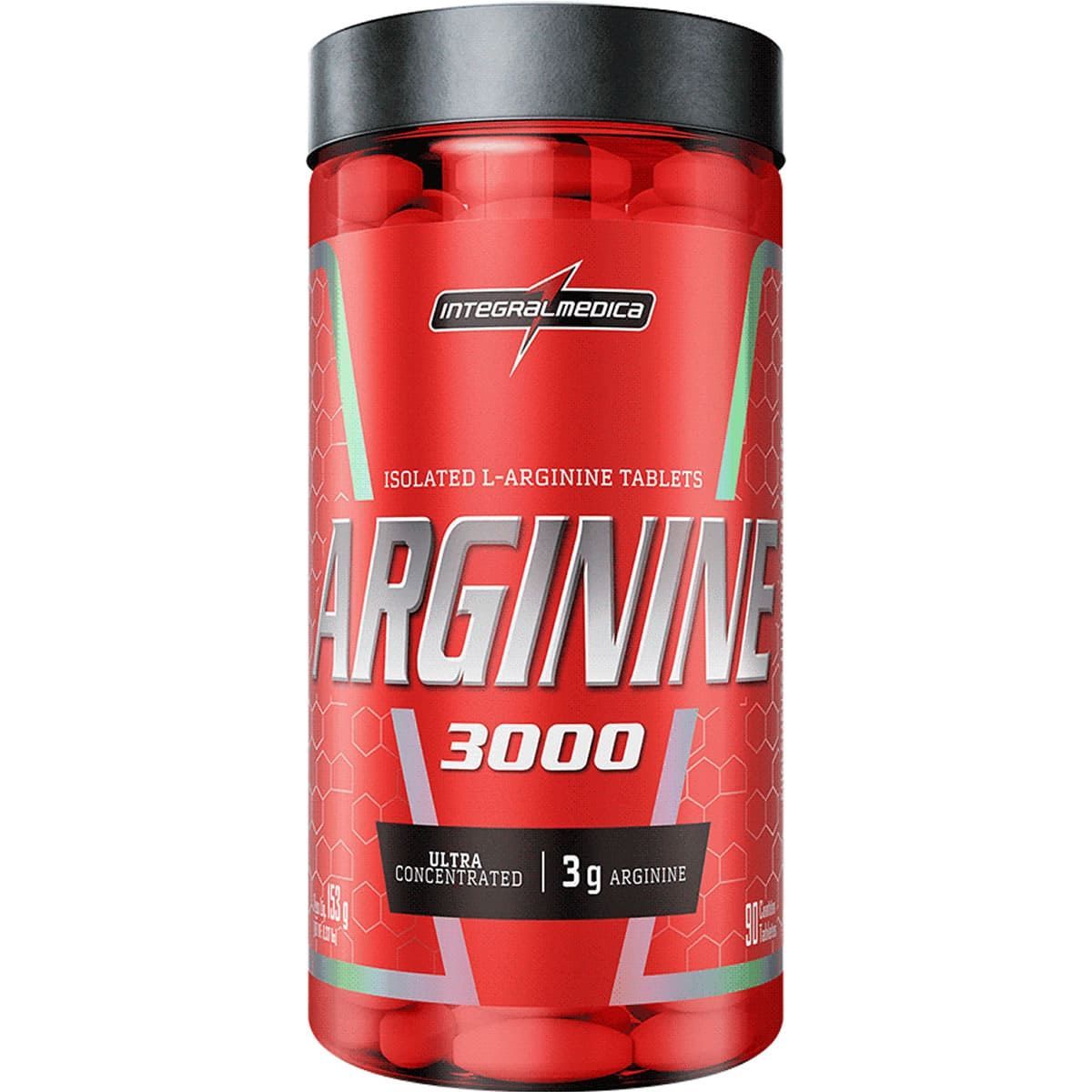 Arginine 3000 - 90 Tabletes - IntegralM�dica