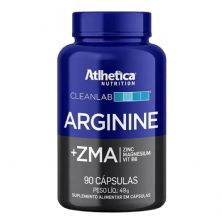 Arginine + ZMA Cleanlab - 90 C�psulas - Atlhetica Nutrition
