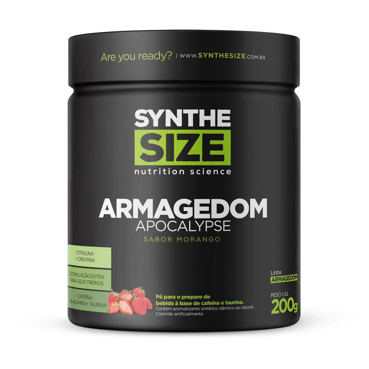 Armagedom Apocalypse - 200g Morango - Synthesize*** Data Venc. 30/08/2024