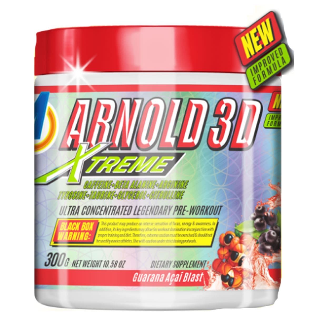 Arnold 3D - 300g Guaran� A�a� - Arnold Nutrition